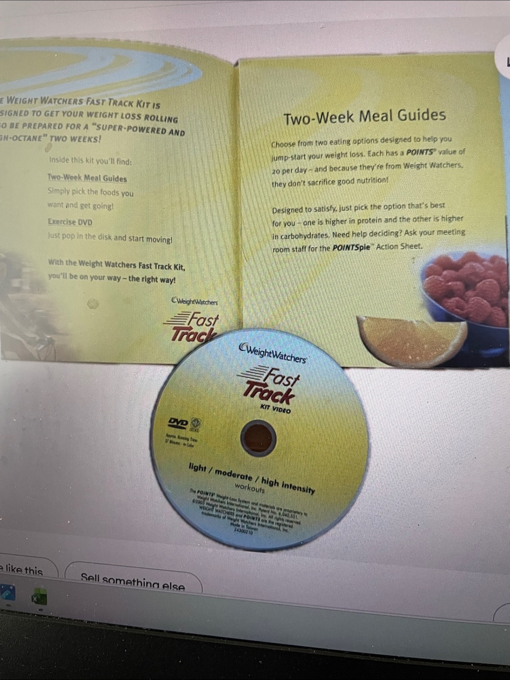 VTG Weight Watchers Fast Track Kit (DVD with Meal Plan Chart)